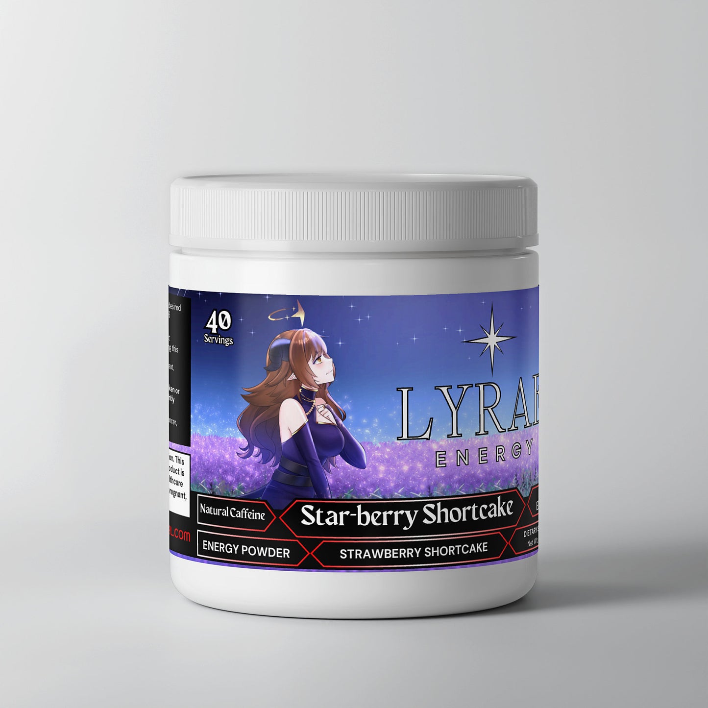 Lyrae - Star-berry Shortcake Energy Powder (Strawberry Shortcake)