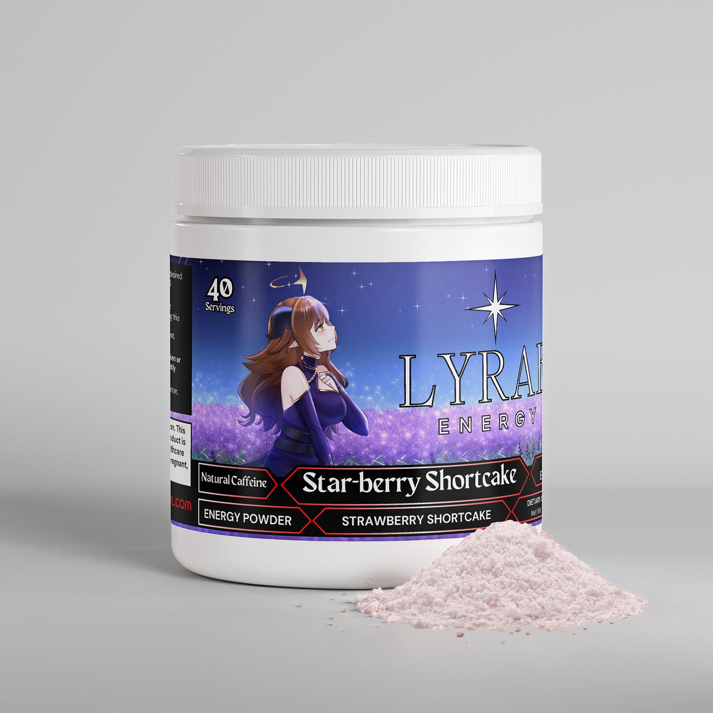 Lyrae - Star-berry Shortcake Energy Powder (Strawberry Shortcake)