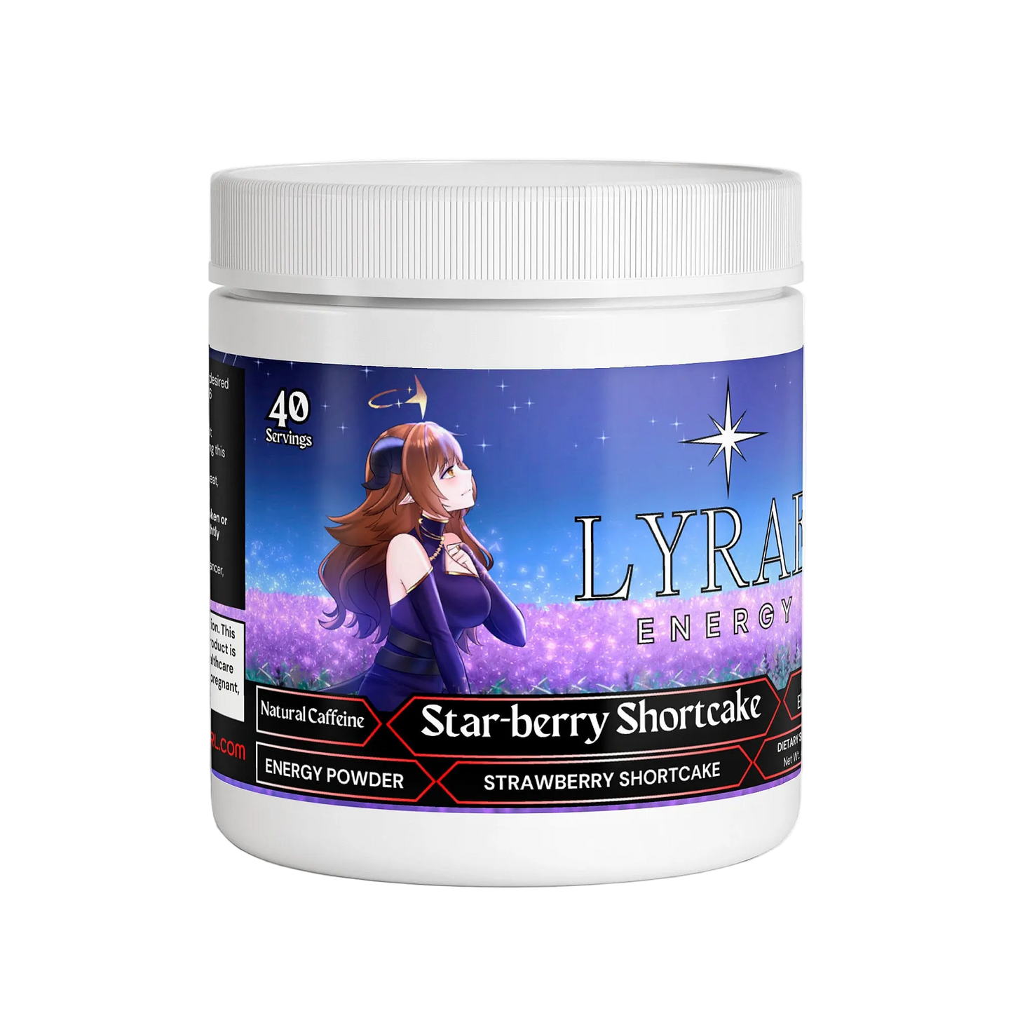 Lyrae - Star-berry Shortcake Energy Powder (Strawberry Shortcake)