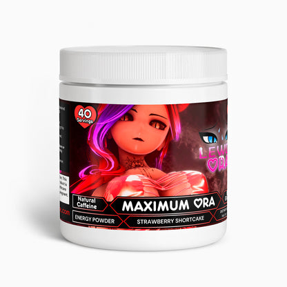LewdyOra - Maximum Ora Energy Powder (Strawberry Shortcake)