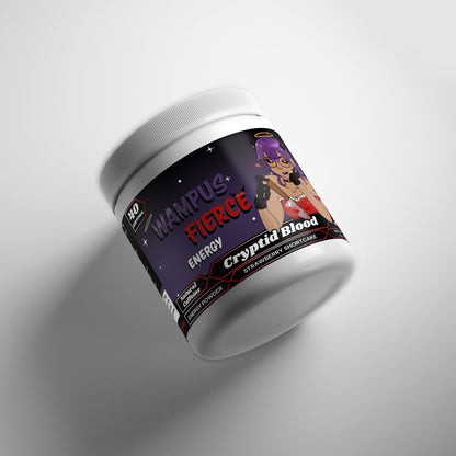 Wampus Fierce - Cryptid Blood Energy Powder (Strawberry Shortcake)