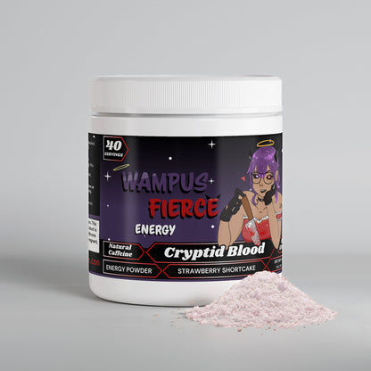Wampus Fierce - Cryptid Blood Energy Powder (Strawberry Shortcake)