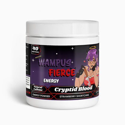 Wampus Fierce - Cryptid Blood Energy Powder (Strawberry Shortcake)