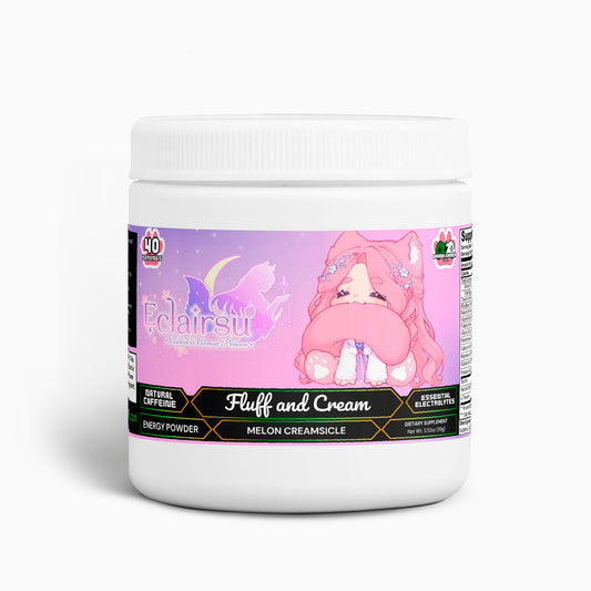 Eclairsu - Fluff and Cream Energy Powder (Melon Creamsicle)