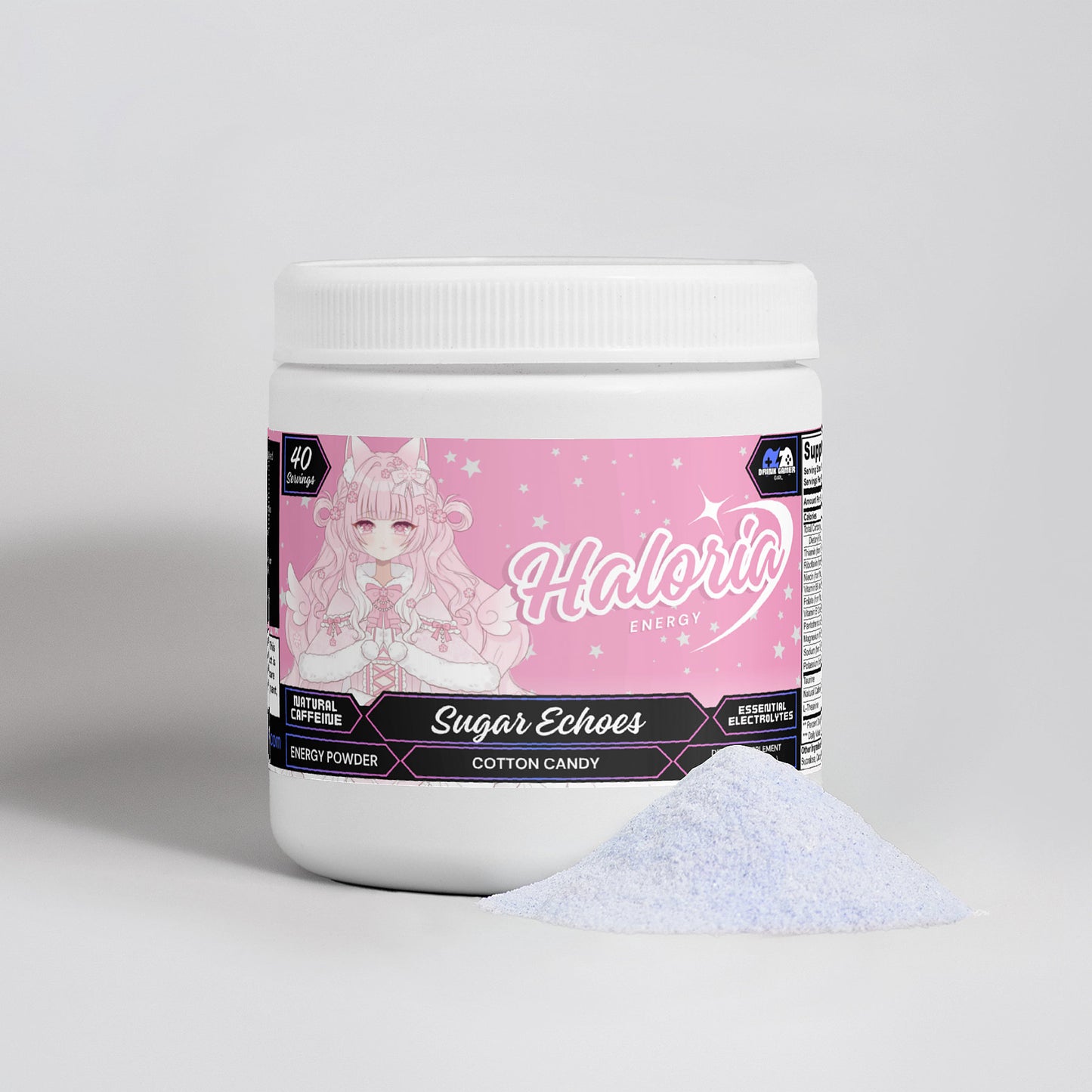 Haloria - Sugar Echoes Energy Powder (Cotton Candy)