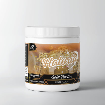 Haloria - Gold Nectar Hydration Powder (Peach Mango)
