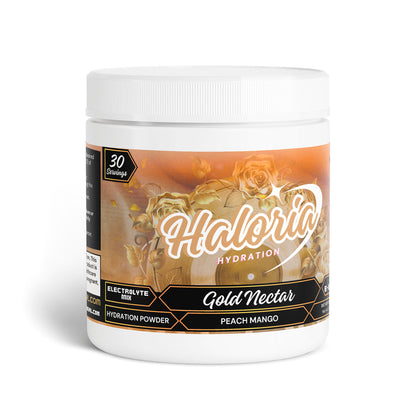 Haloria - Gold Nectar Hydration Powder (Peach Mango)