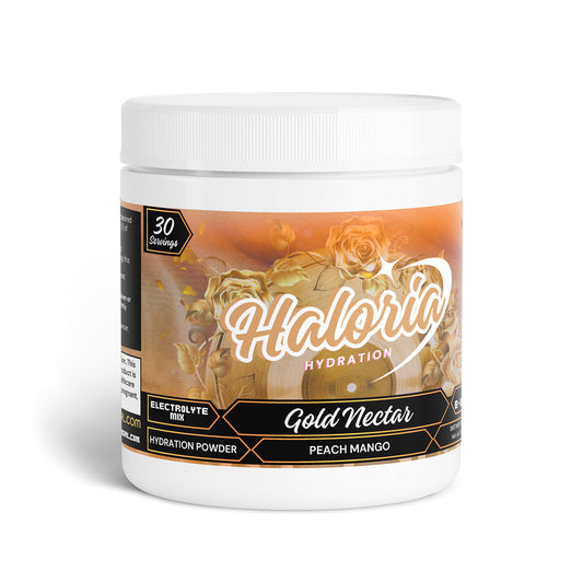Haloria - Gold Nectar Hydration Powder (Peach Mango)