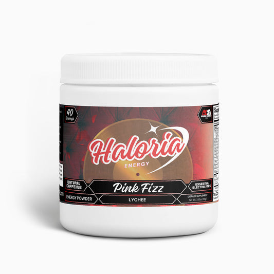 Haloria - Pink Fizz Energy Powder (Lychee Energy)