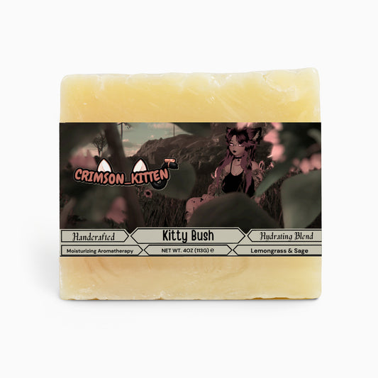 Crimson Kitten - Kitty Bush Lemongrass & Sage Soap