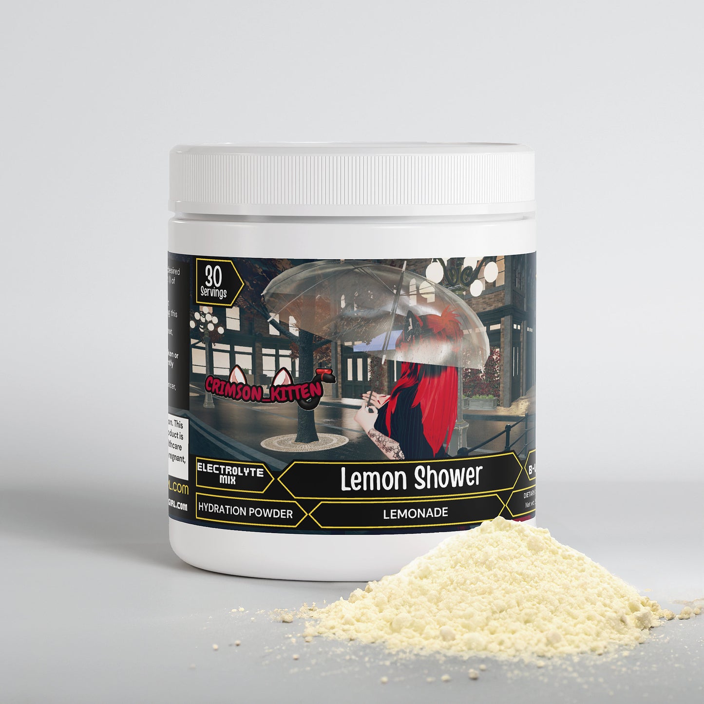 Crimson Kitten - Lemon Shower Hydration Powder (Lemonade)