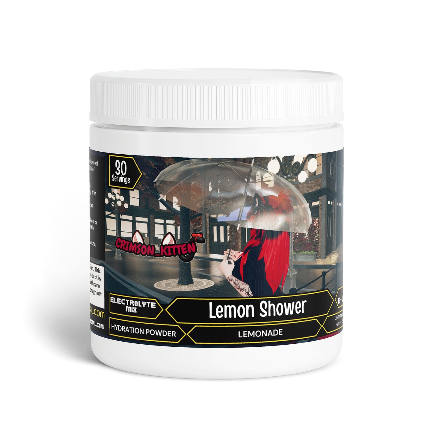 Crimson Kitten - Lemon Shower Hydration Powder (Lemonade)