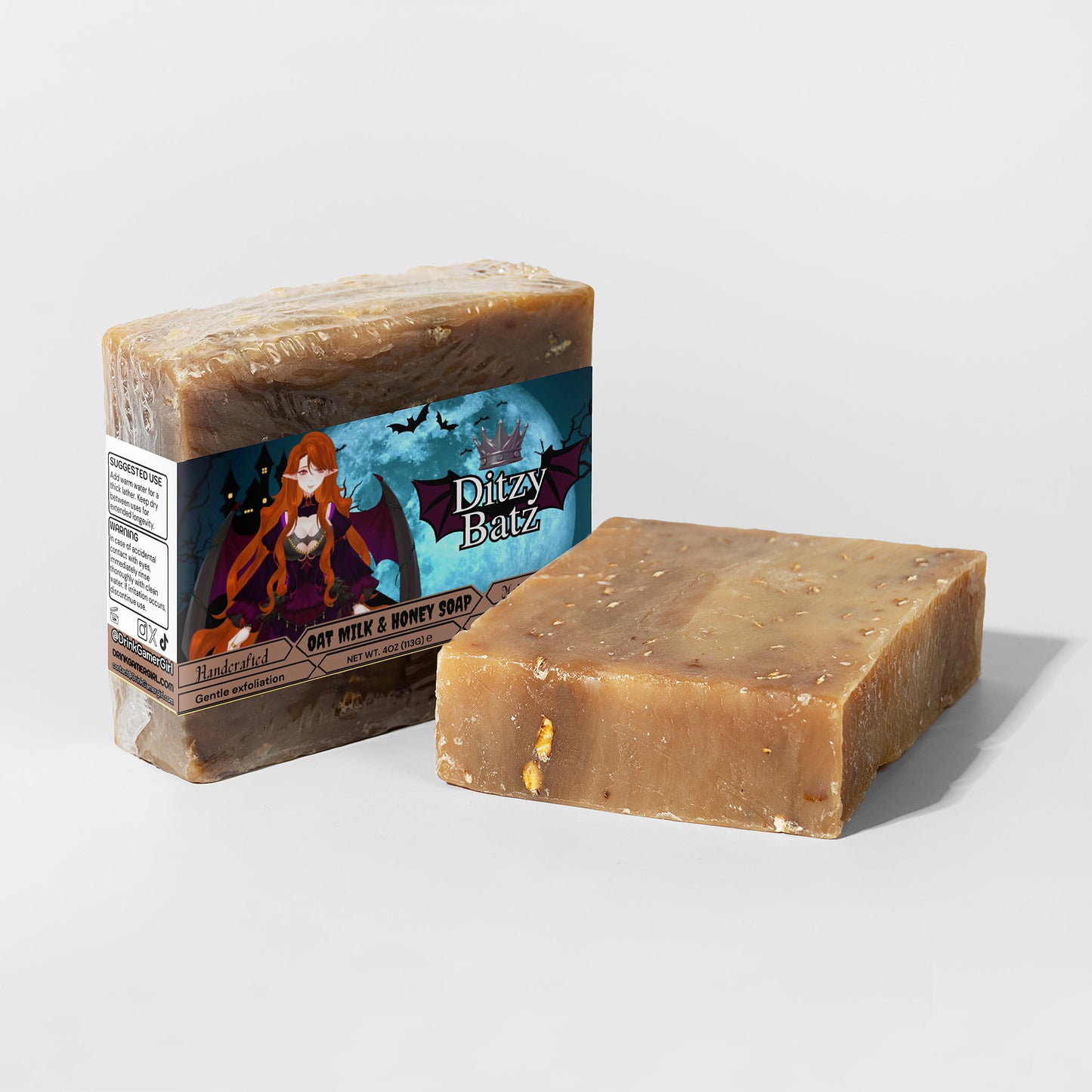 Ditzybatz - Oat Milk Honey Soap