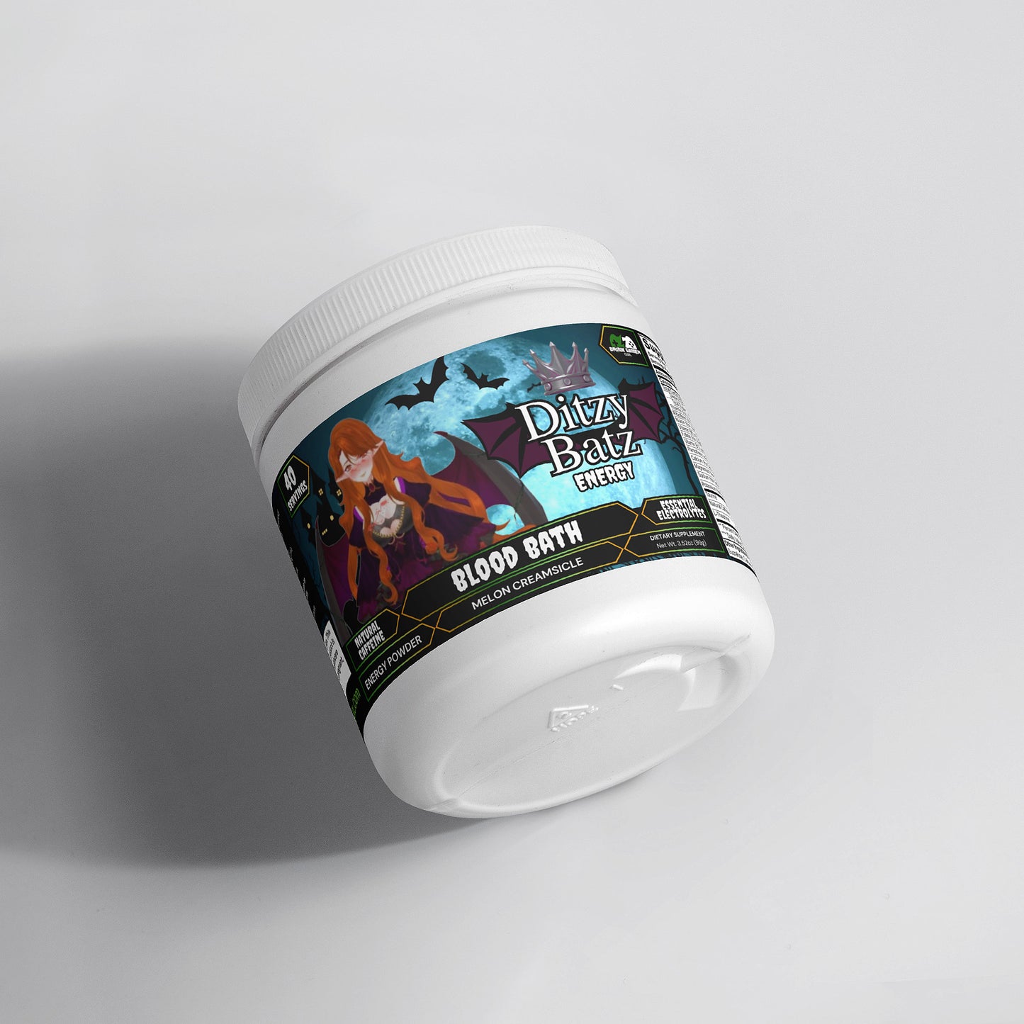 Ditzybatz - Blood Bath Energy Powder (Melon Creamsicle)