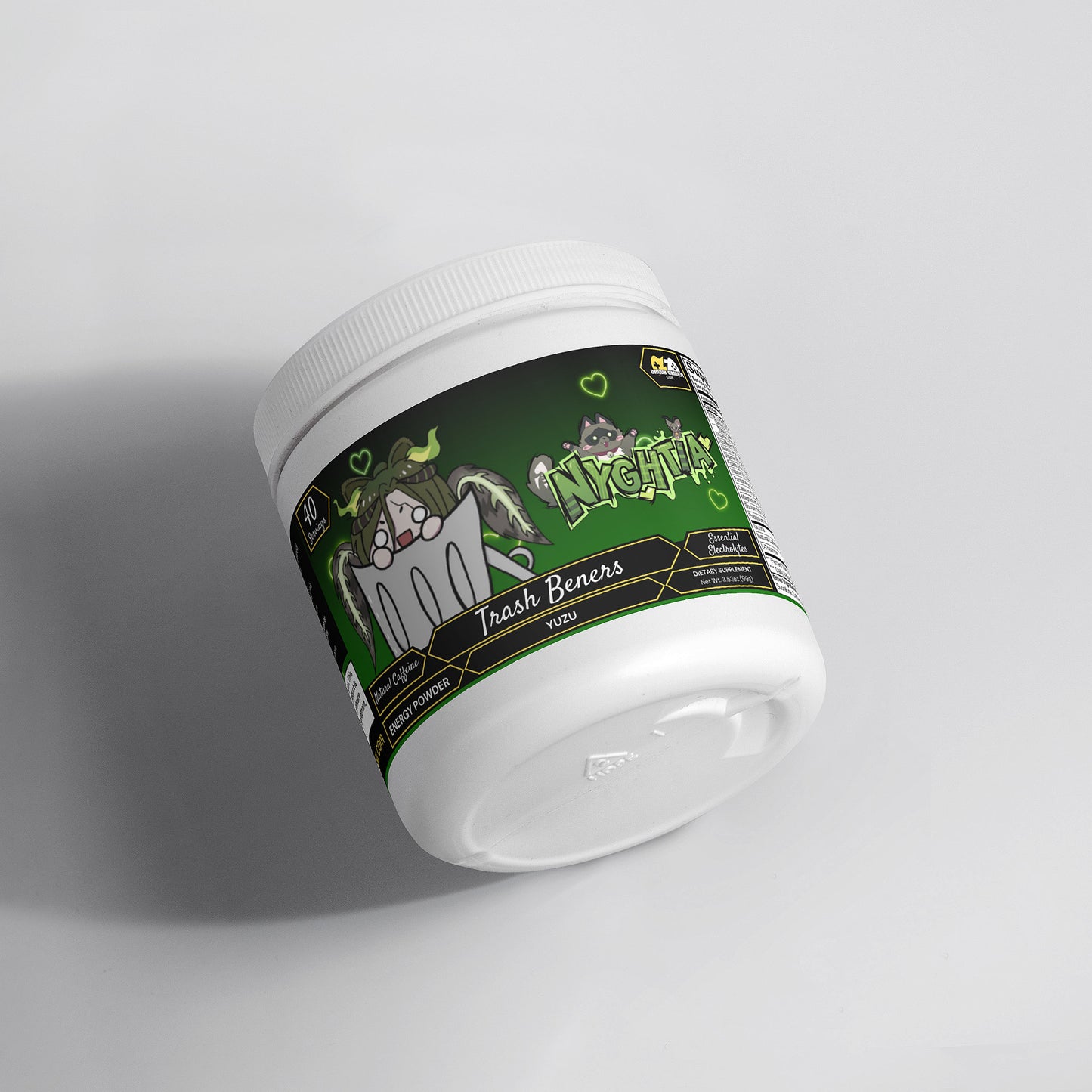 Nyghtia - Trash Beners Energy Powder (Yuzu Flavor)