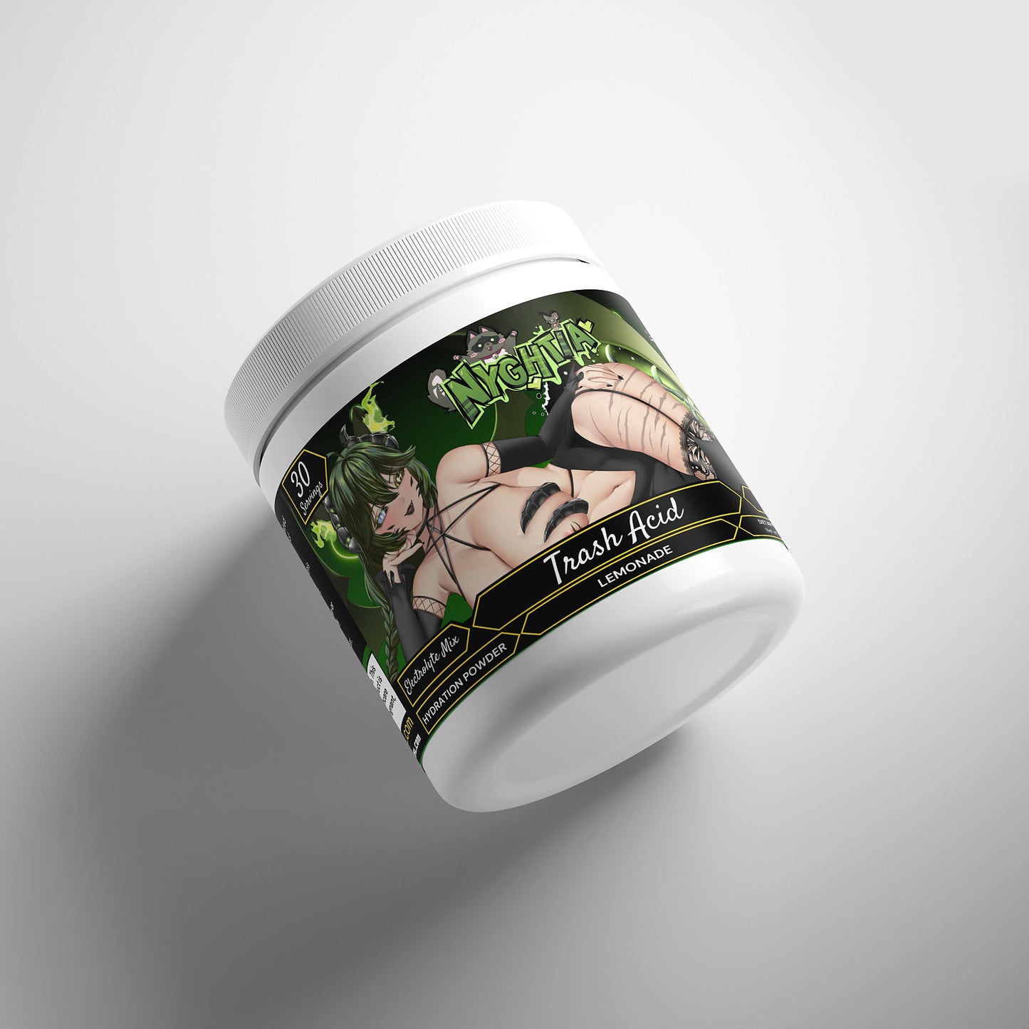 Nyghtia - Trash Acid Hydration Powder (Lemonade)