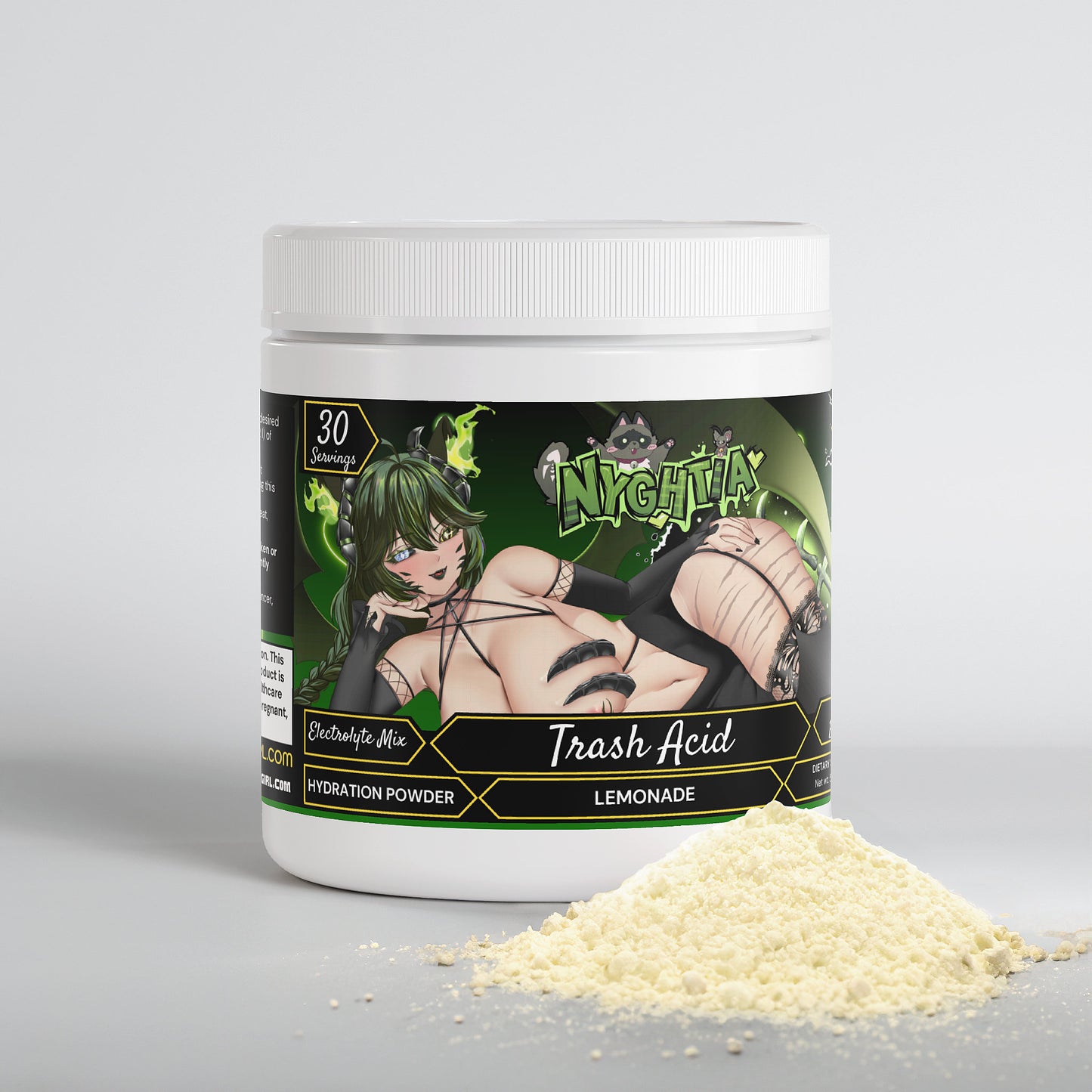 Nyghtia - Trash Acid Hydration Powder (Lemonade)