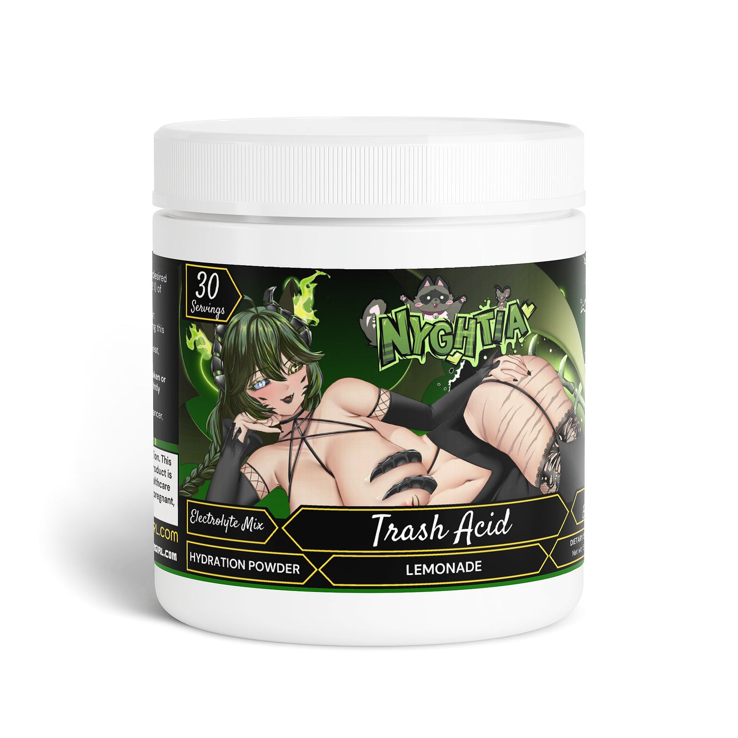 Nyghtia - Trash Acid Hydration Powder (Lemonade)