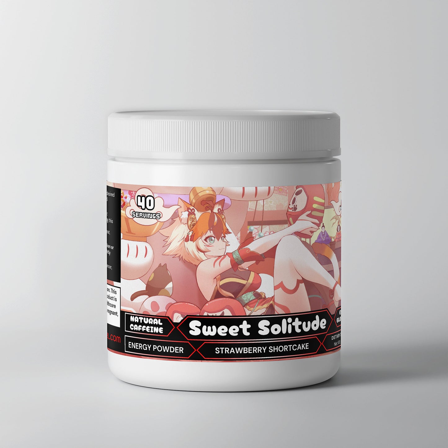 Cali Coco - Sweet Solitude Energy Powder (Strawberry Shortcake)