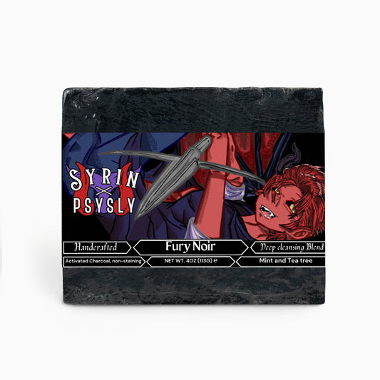 Syrin & PsySly - Fury Noir Charcoal Soap