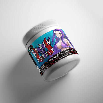 Syrin & PsySly - Mermaid's Kiss Shortcake Energy Powder (Strawberry Shortcake)