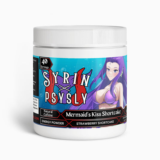 Syrin & PsySly - Mermaid's Kiss Shortcake Energy Powder (Strawberry Shortcake)