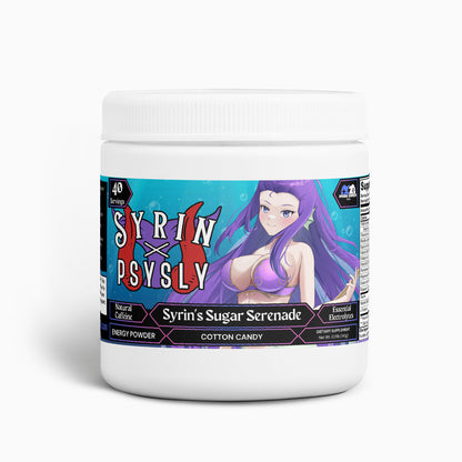 Syrin & PsySly - Syrin's Sugar Serenade Energy Powder (Cotton Candy)