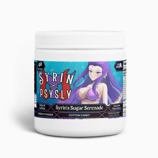 Syrin & PsySly - Syrin's Sugar Serenade Energy Powder (Cotton Candy)