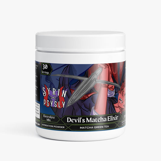 Syrin & PsySly - Devil's Matcha Elixir Hydration Powder (Matcha Green Tea)