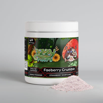 Izzy Faery - Faeberry Crumble Energy Powder (Strawberry Shortcake)