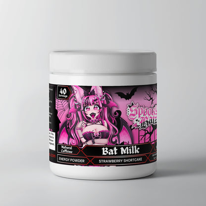 Spooky Batzy - Bat Milk Energy Powder (Strawberry Shortcake)