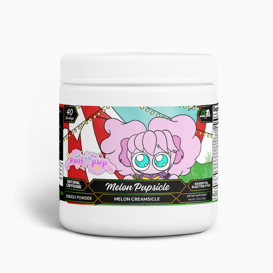 PoofiiPup - Melon Pupsicle Energy Powder (Melon Creamsicle)