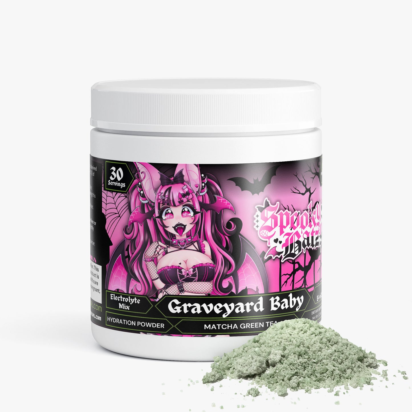 Spooky Batzy - Graveyard Baby Hydration Powder (Matcha Green Tea)