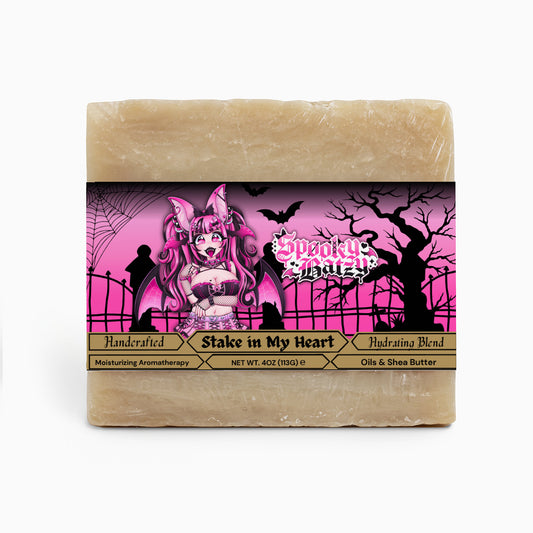 Spooky Batzy - Stake in My Heart Rich Sandalwood Soap