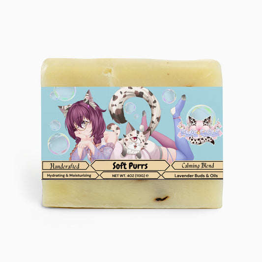 Emie Chise Kitty - Soft Purrs Calming Lavender Soap