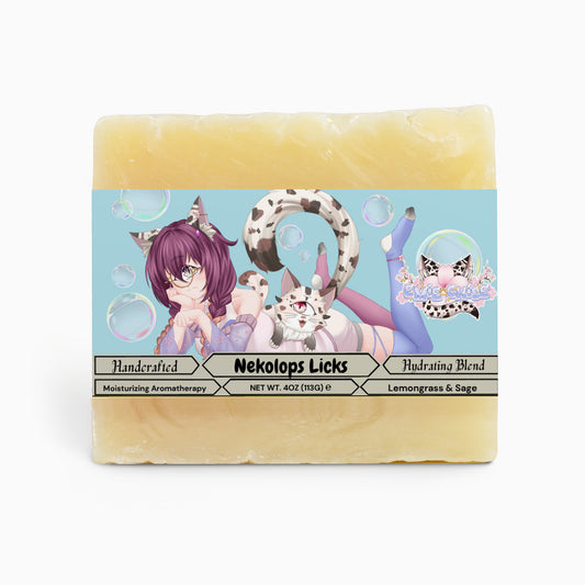 Emie Chise Kitty - Nekolops Licks Lemongrass & Sage Soap