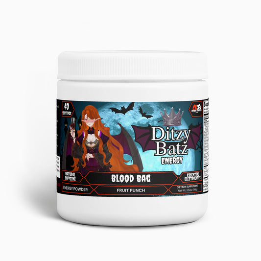 Ditzybatz - Blood Bag Energy Powder (Fruit Punch)