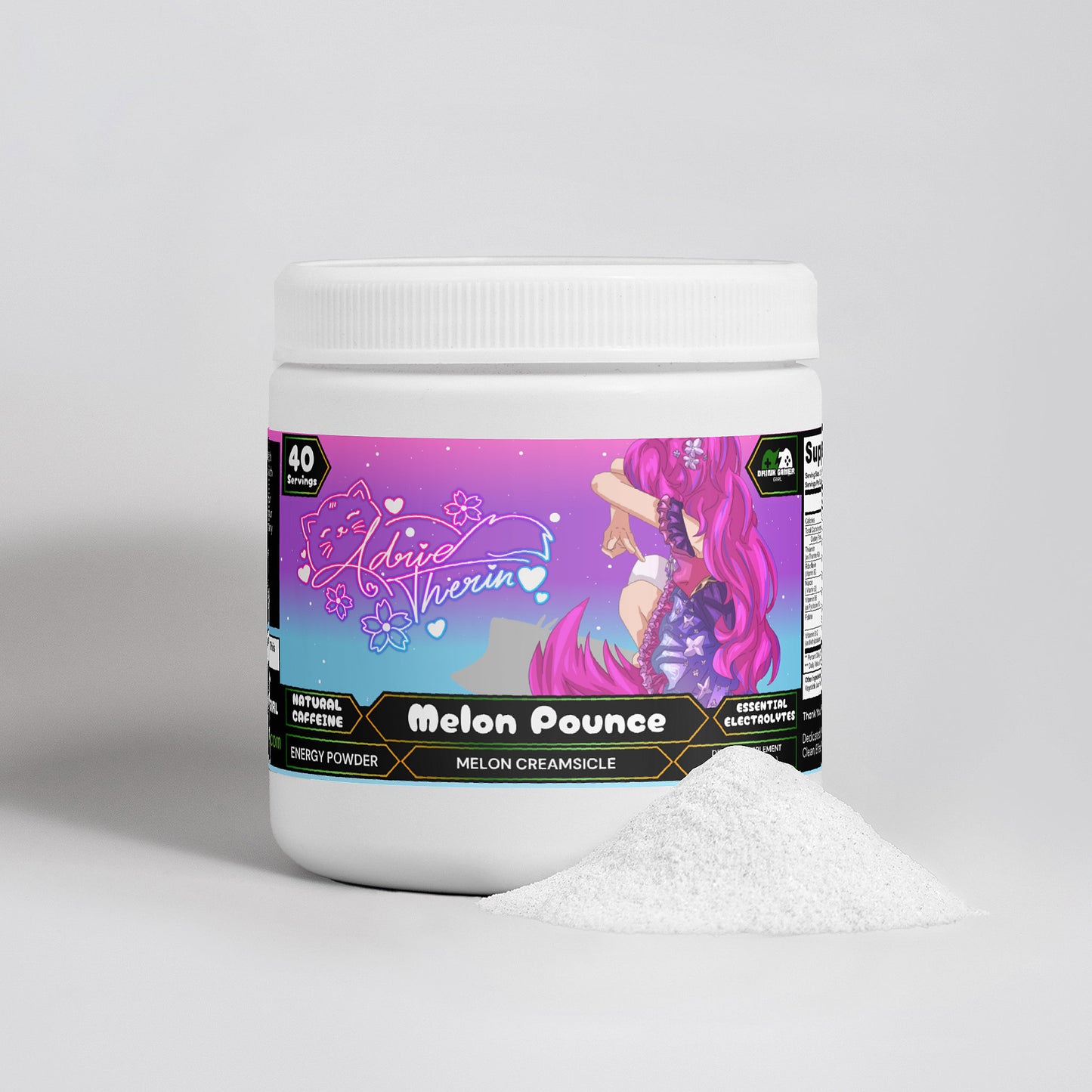Adrie Therin - melon Pounce Energy Powder (Melon Creamsicle)