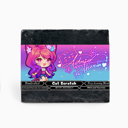 Adrie Therin - Cat Scratch Charcoal Soap