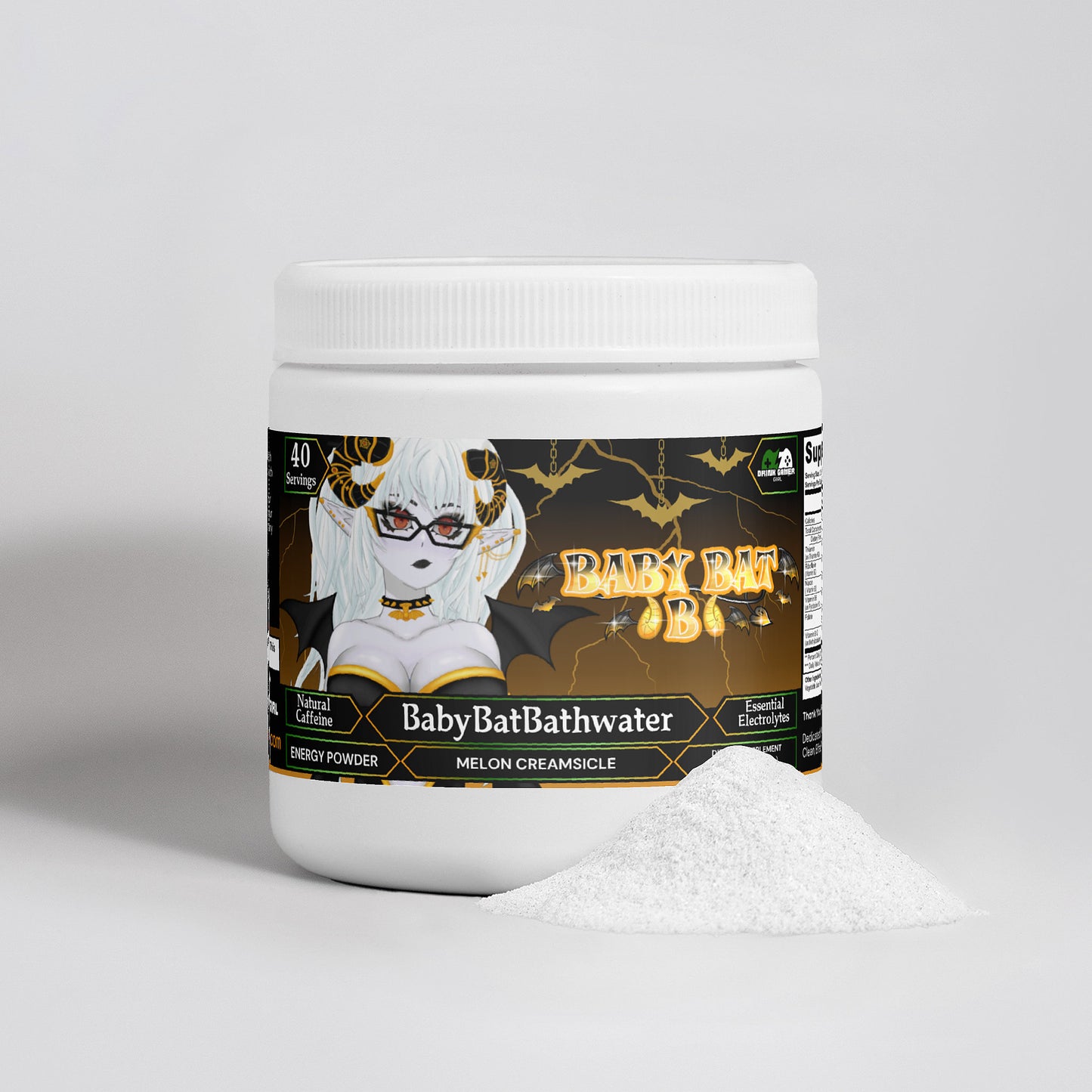BabyBatB - BabyBatBathwater Energy Powder (Melon Creamsicle)