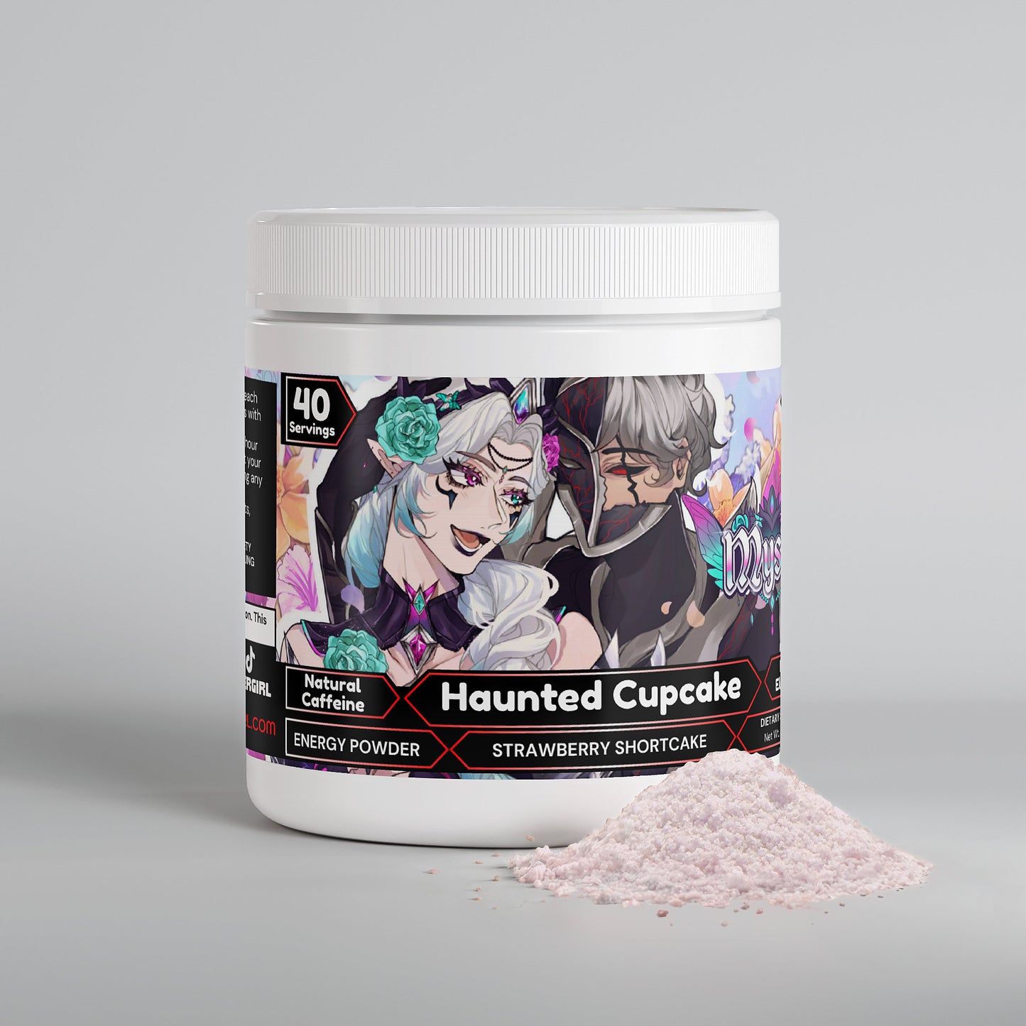 MysticSoulQueen - Haunted Cupcake Energy Powder (Strawberry Shortcake)