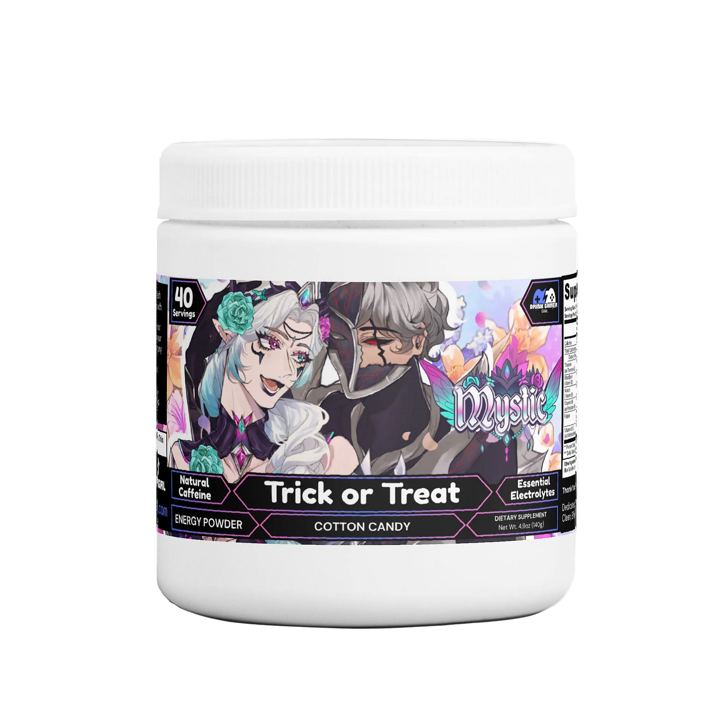 MysticSoulQueen - Trick or Treat Energy Powder (Cotton Candy)