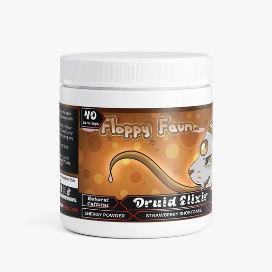 Floppy Faun - Druid Elixir Energy Powder (Strawberry Shortcake)