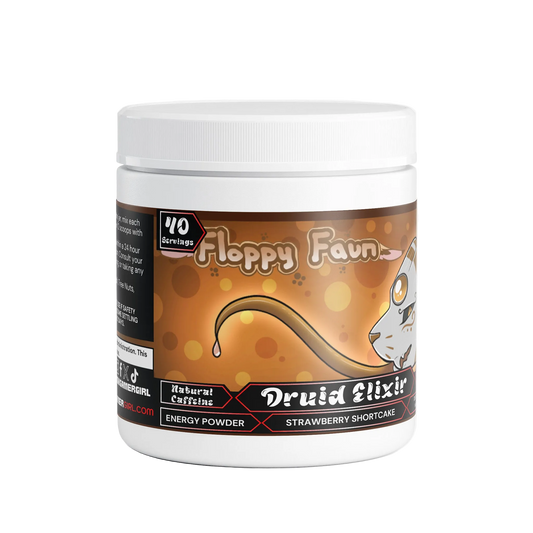 Floppy Faun - Druid Elixir Energy Powder (Strawberry Shortcake)