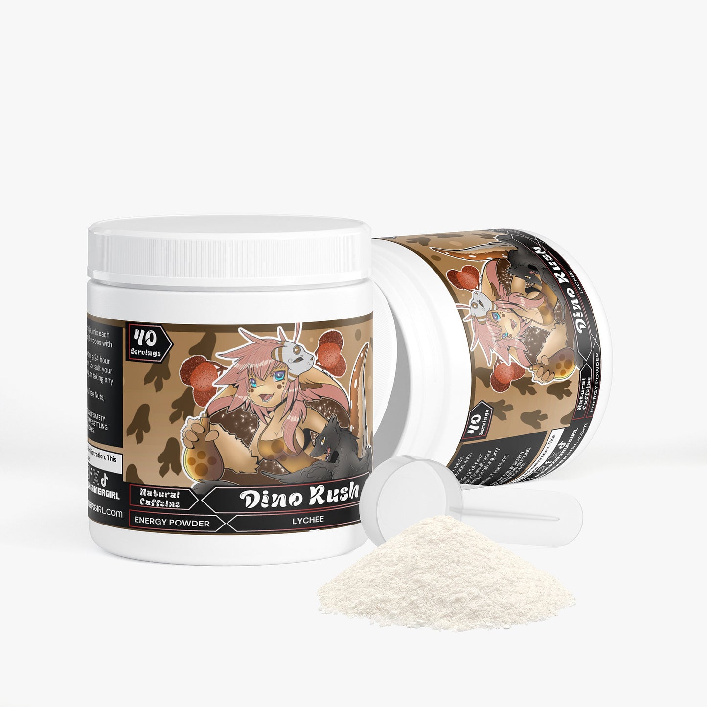 Floppy Faun - Dino Rush Energy Powder (Lychee Energy)