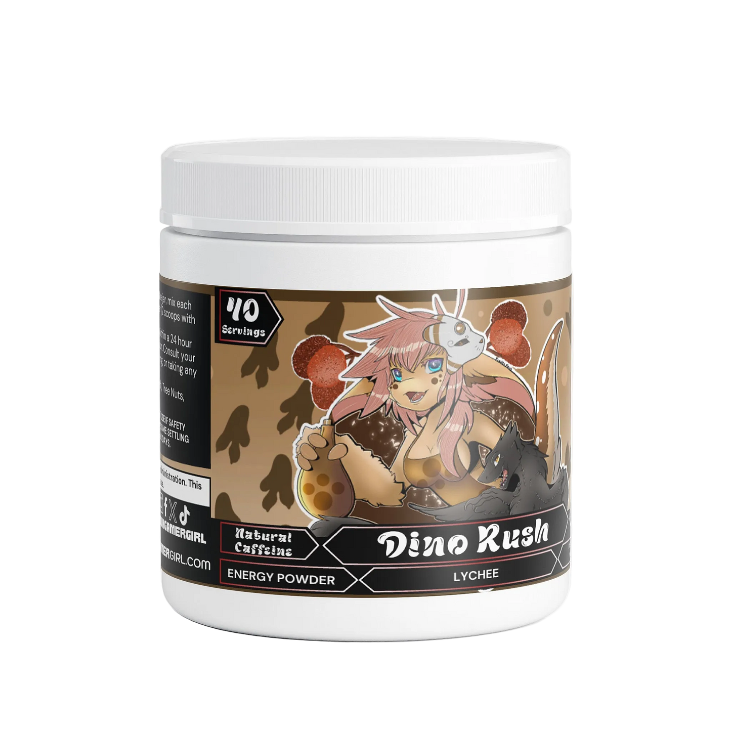 Floppy Faun - Dino Rush Energy Powder (Lychee Energy)
