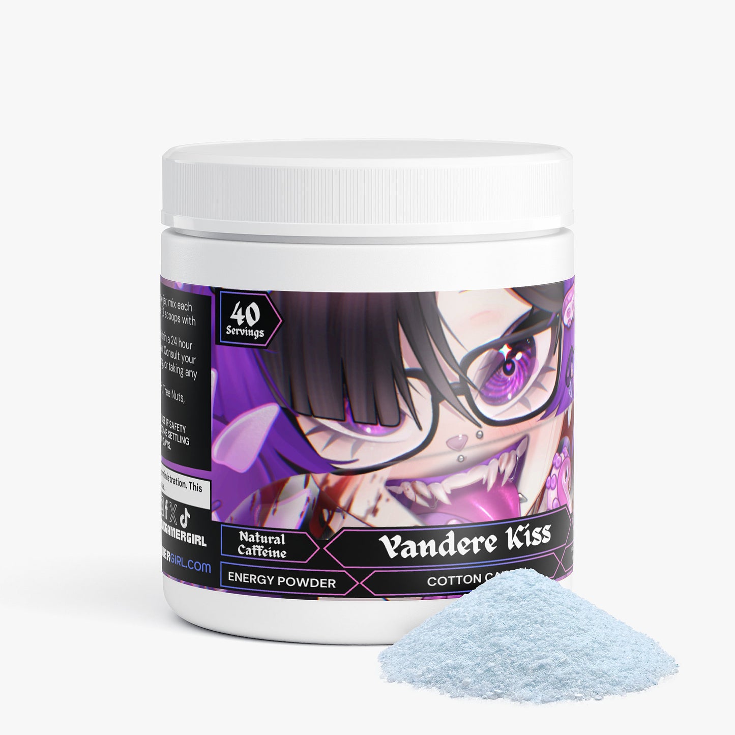 GothManiac - Yandere Kiss Energy Powder (Cotton Candy)