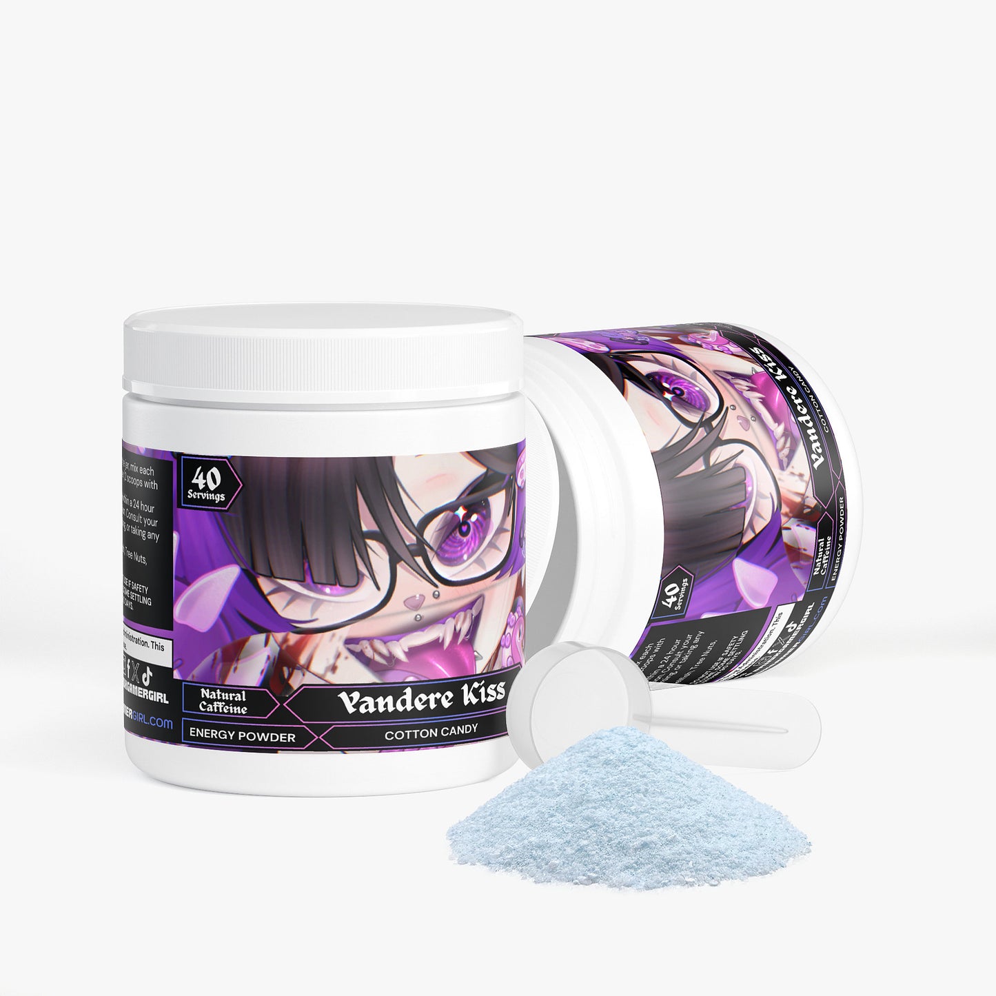 GothManiac - Yandere Kiss Energy Powder (Cotton Candy)