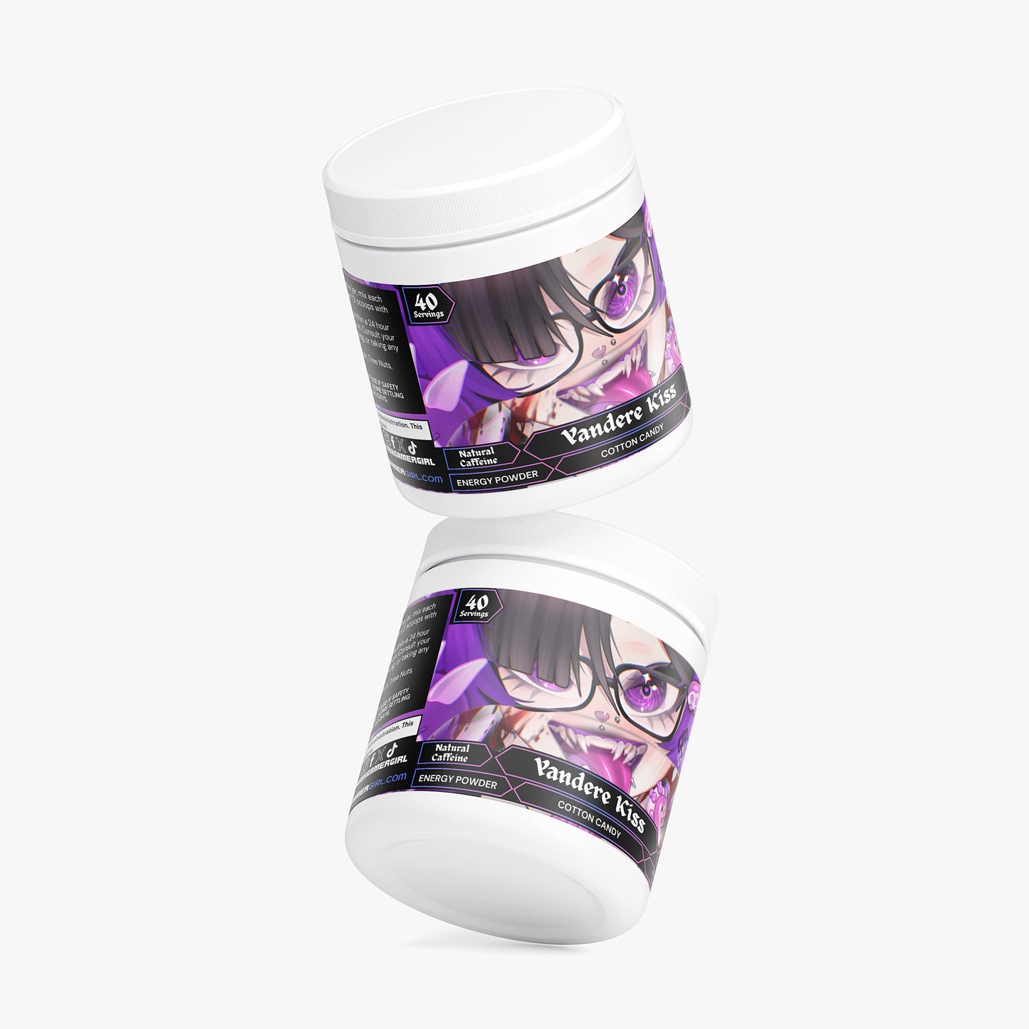 GothManiac - Yandere Kiss Energy Powder (Cotton Candy)