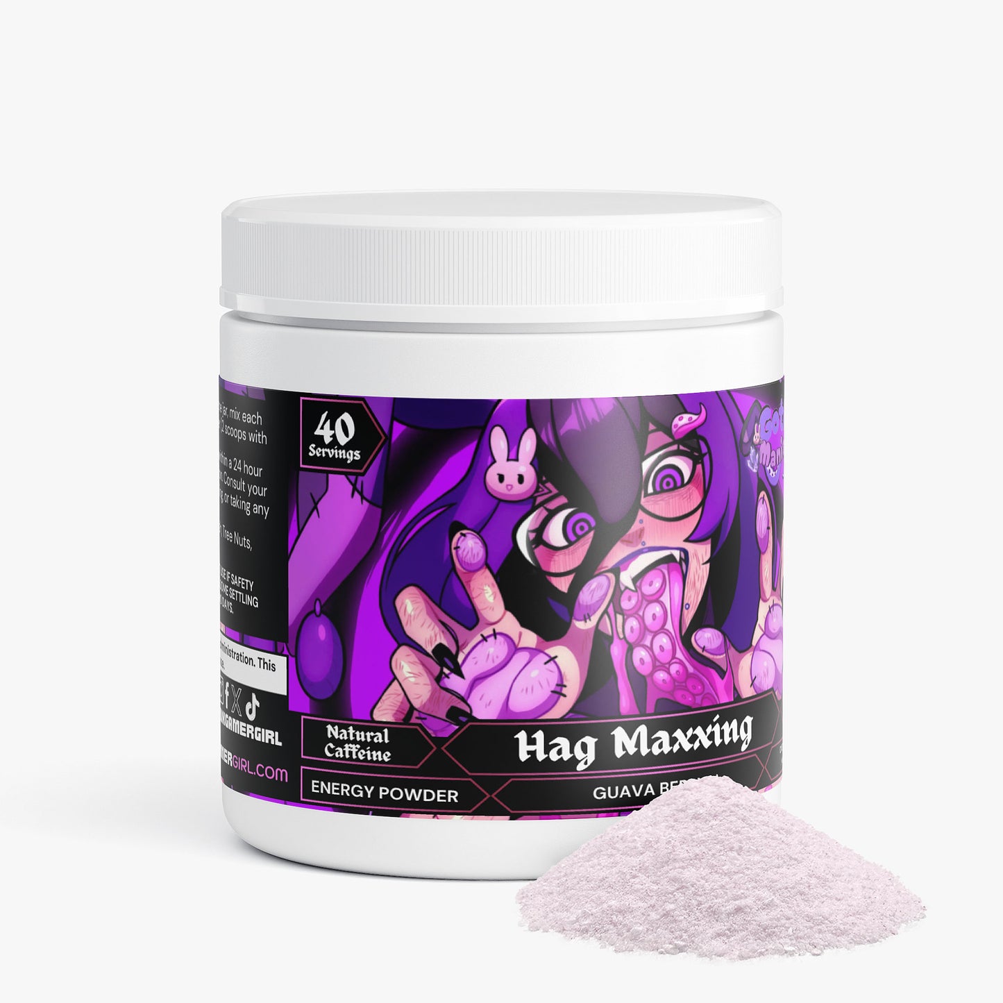 GothManiac - Hag Maxxing Energy Powder (Guava Berry)